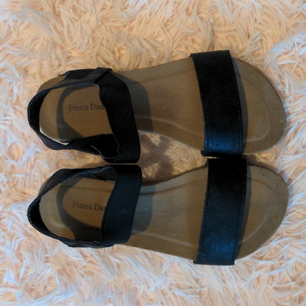 Pierre Dumas black sandals, size 13